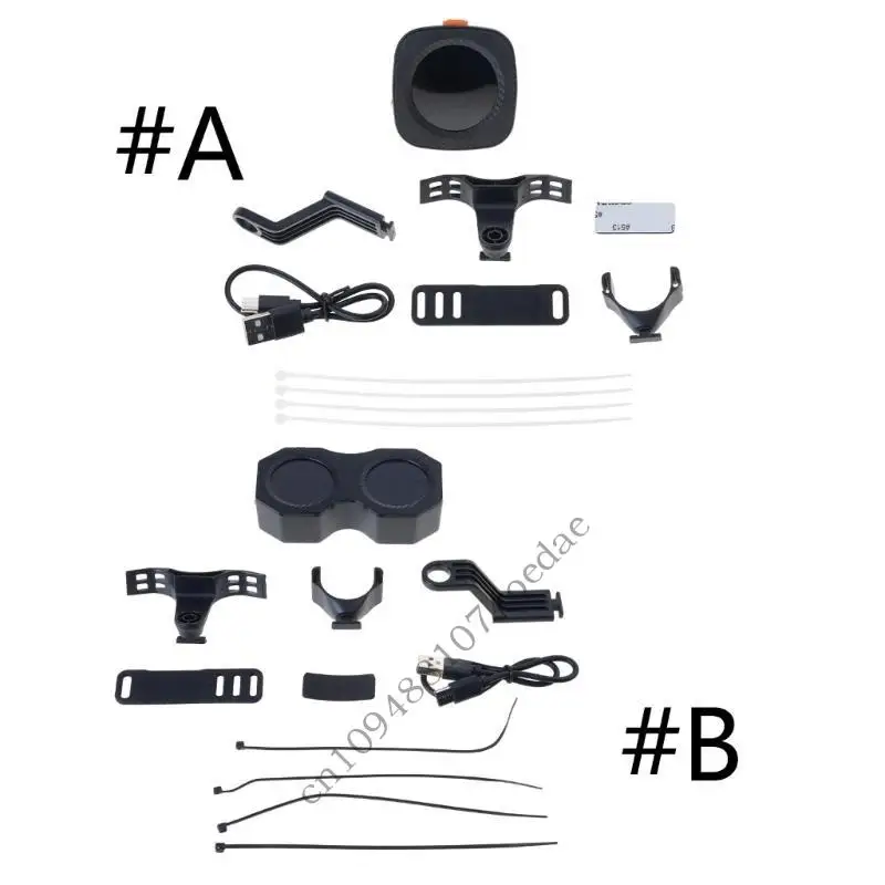 Motorcycle Shockproof Tail Light 11 Eye Animations 5 Color Modes Programmable 