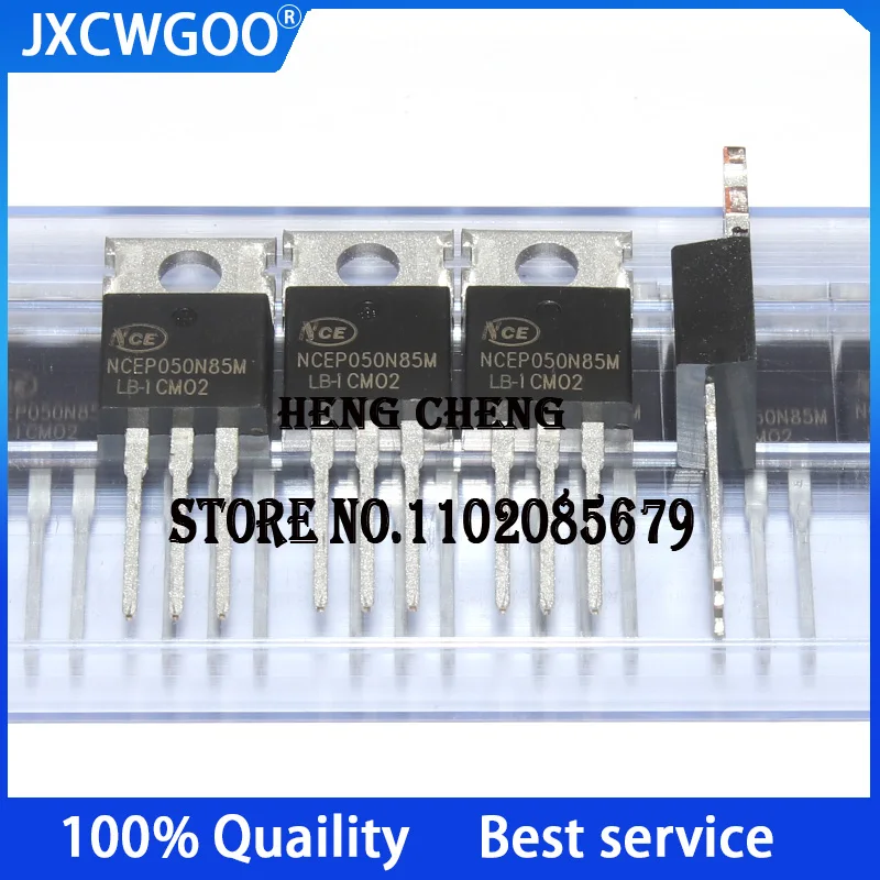 10PCS NCEP050N85M TO-220 MOSFET 100%New original