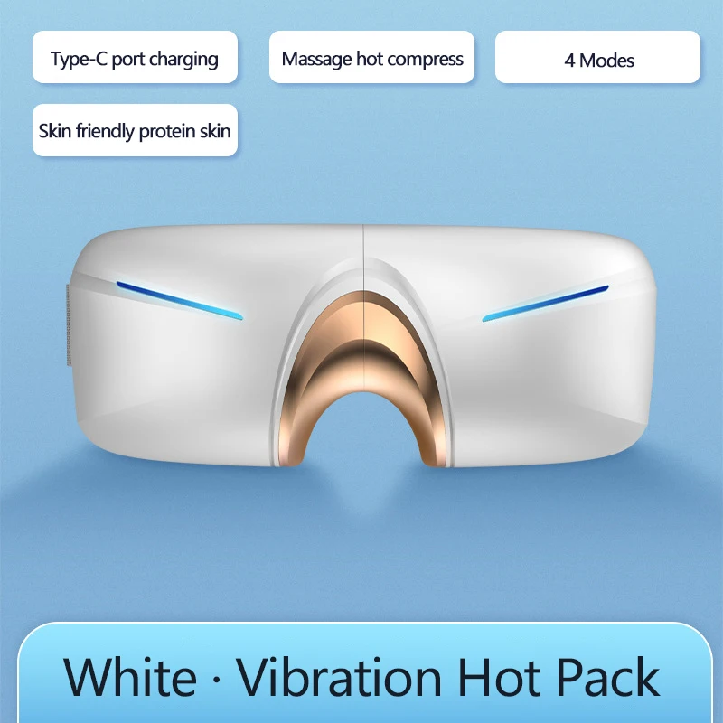 Smart Wireless Bluetooth Music Eye Protector Foldable Eye Protector Air Pressure Vibration Hot Compress Kneading Eye Massager