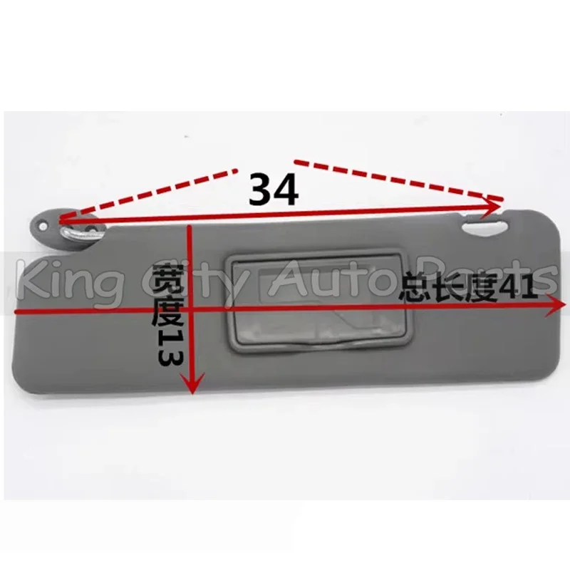 CAPQX Sun Shield Overhead Console Interior Sunvisor with Mirror For Great Wall Pickup Deer Safe Front Sun Visor Assembly