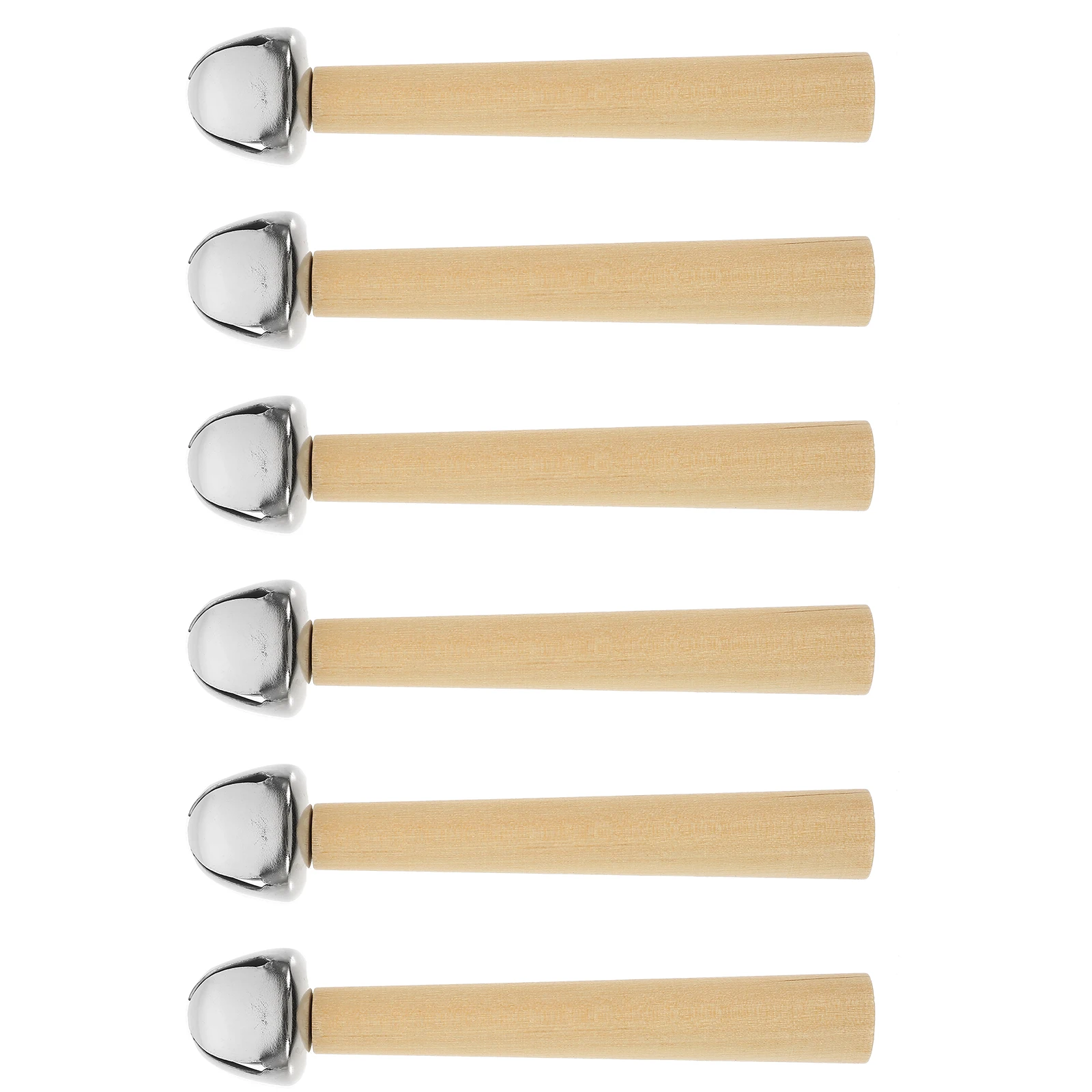 

6PCS Bell Teaching Aids Material Lightweight Kids Musical Instrument Toddler Baby Rattles Rattle Toys Music Aids