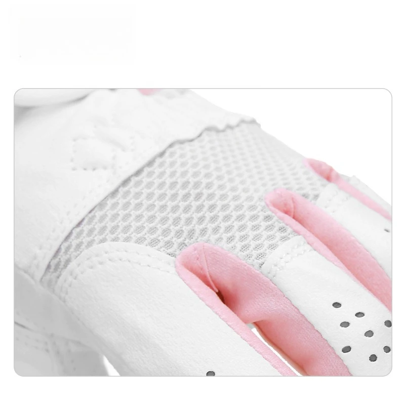 1 Pair Breathable Non Slip Sports Gloves Women‘s Golf Tennis Badminton Fingerless Lightweight Elastic Comfortable Durable Gloves