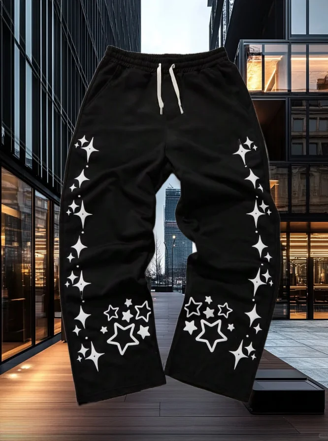 

Latest Straight Leg Pants Spring/Autumn Thin Y2K Elements American Street Adult Pants Breathable Straight Long Pants Clothing