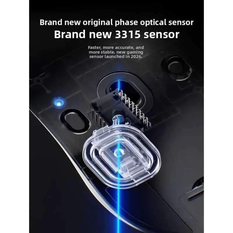 NEW MLOONG MX301 PRO LITE 55g Tri Mode Wireless Gaming Mouse TTC Micro Switches 26K DPI Ergonomic for Office Esports