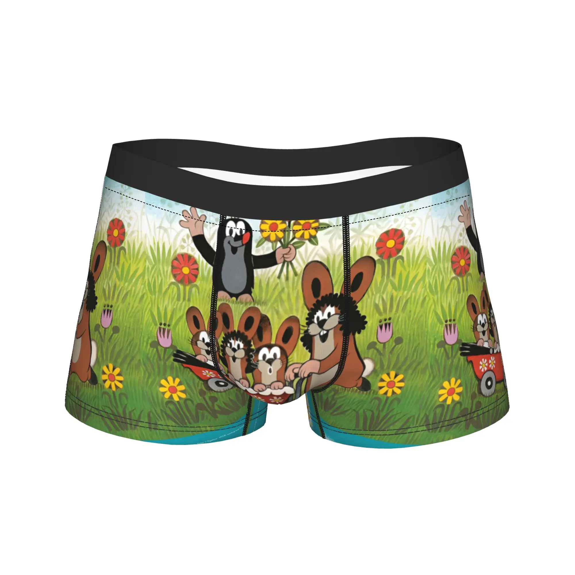 

Мужские трусы-боксеры The Little Mole: комфортные, с высококачественной печатью, больших размеров