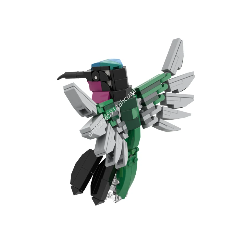 213 pçs moc beija-flor sem nan modelo blocos de construção arquitetura modular diy crianças aniversário montar ideia brinquedos presentes natal