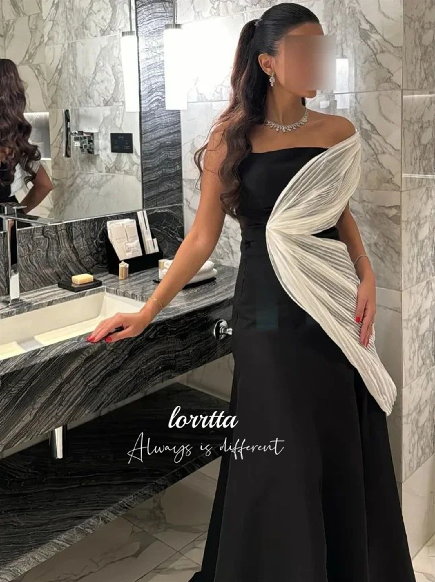 One Shoulder Sleeve Evening Dress Elegant Robe De Soiree Femmes Midi Dresses for Special Occasions Prom Dreeses Party Customized