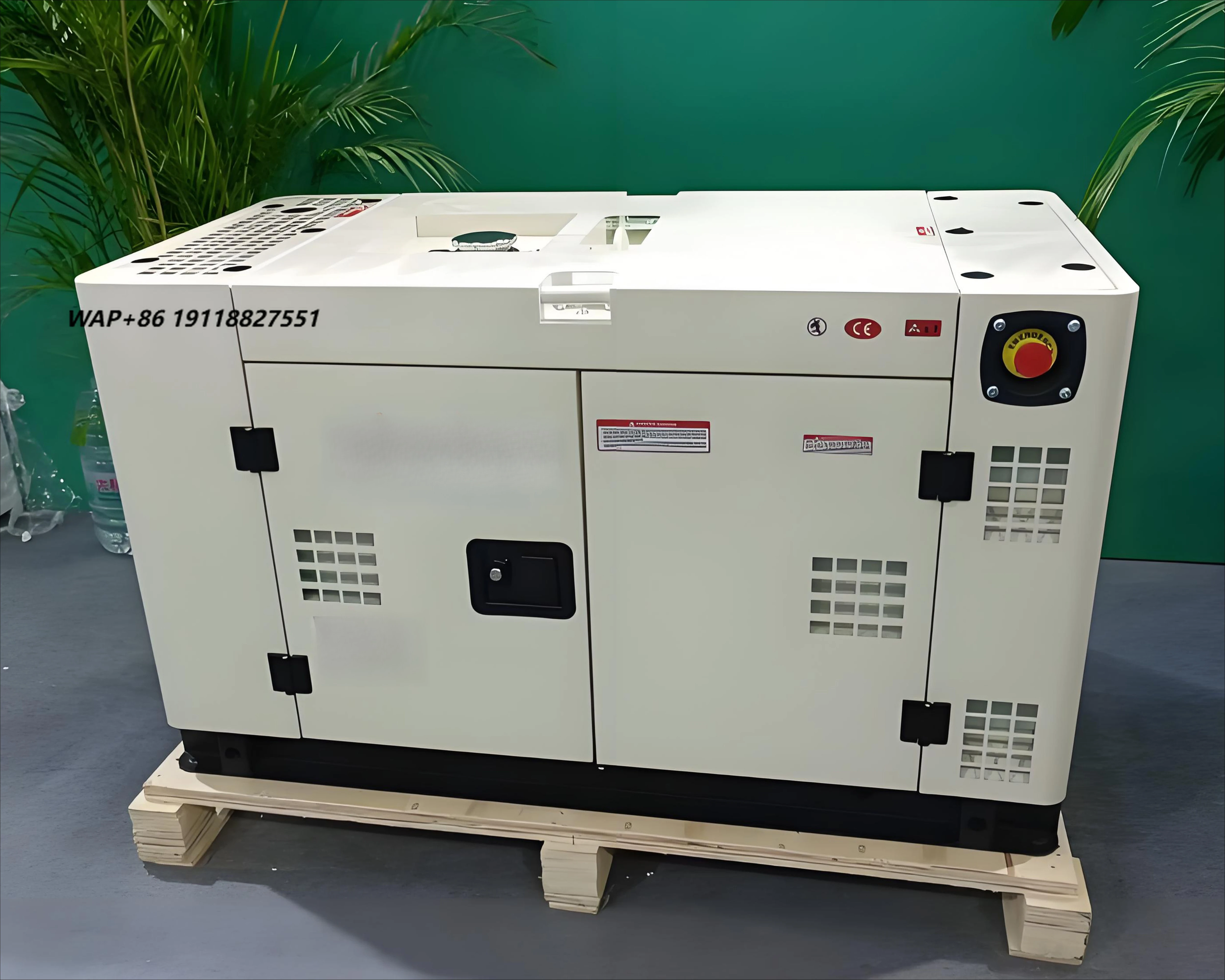 10kw 12kw 15kW 18kva Industrial Super Silent Generator Set Auto Start ATS Heavy Duty Backup Power Soundproof Enclosure