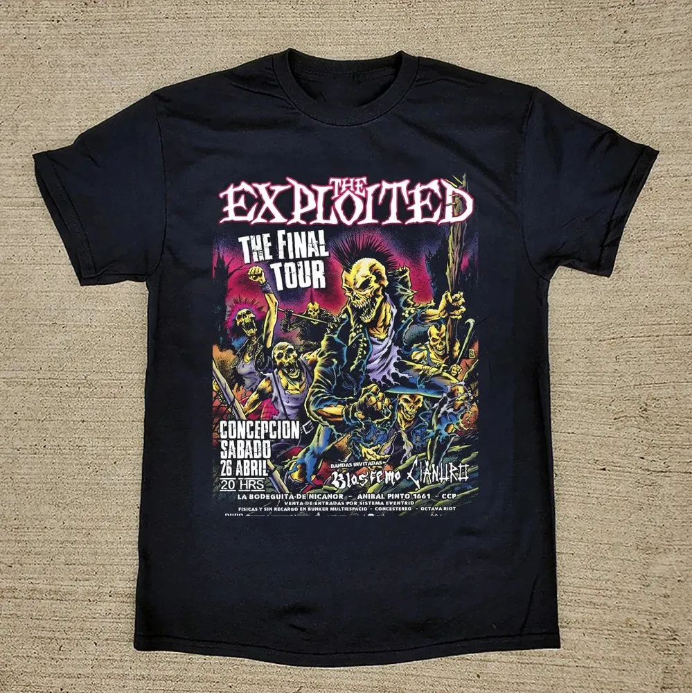 The Exploited Band The Final Tour Unisex T shirt 90s Remake Design NH24885