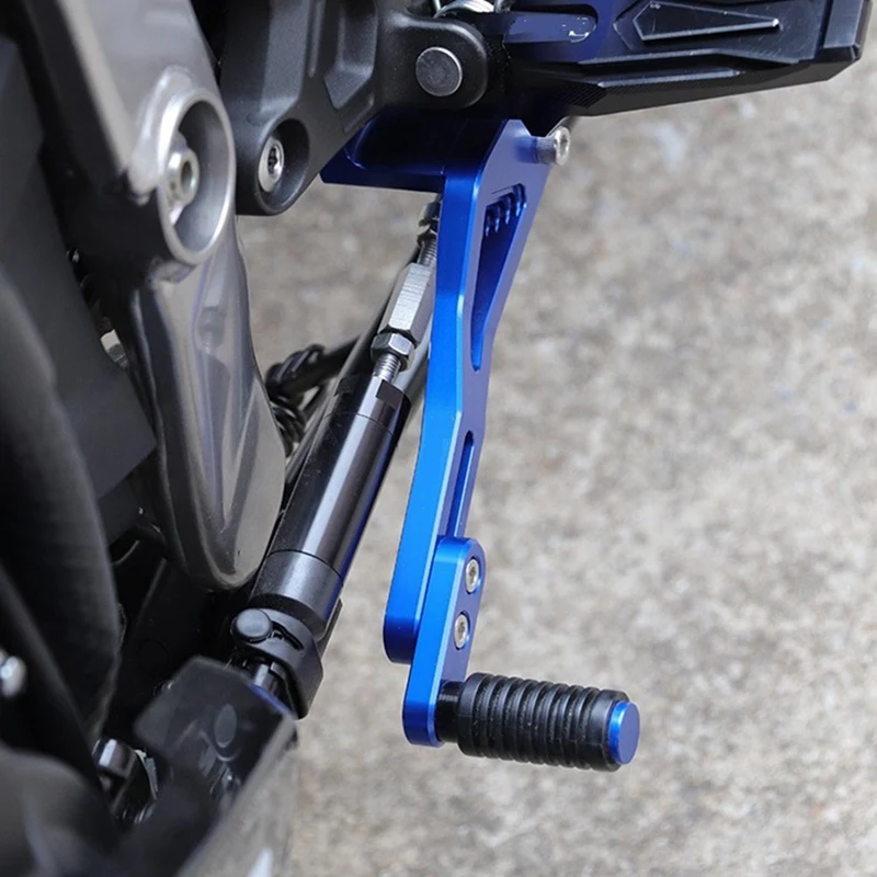 Peças de motocicleta acessórios pedal de mudança ajustável toe pegs alavanca de mudança de engrenagem compatível para kawasaki zx4r zx4rr (verde)