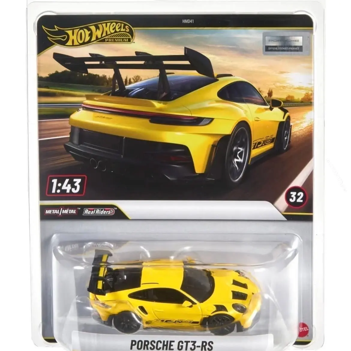 Hot Wheels Premium HMD41-K Toyota Tacoma McLaren W1 Porsche GT3 RS 1969 Camaro Pro 1:43 Diecast Car Model Collector's Gift Toys view 3