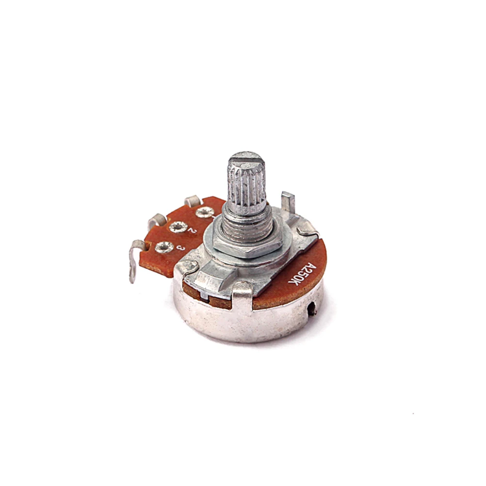

Potentiometer Short Bend Foot Audio-potentiometers Guitar Amp Lug Volume A250k Solder Lugs