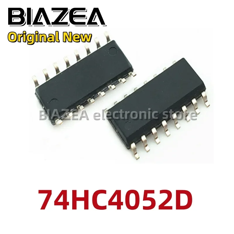 1 pieza 74HC4052D SOP16 Chipset multiplexor analógico de 8 canales