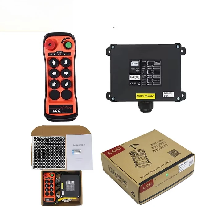 

QA600 LCC Telecrane 6 Buttons Winch Industrial Crane Hoist Radio Wireless Remote Control