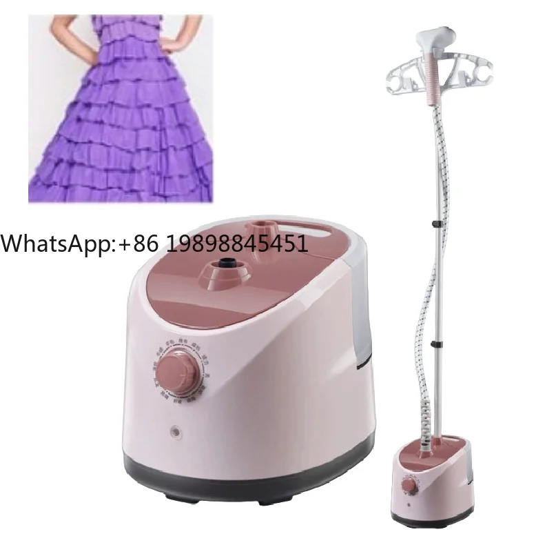 

High Efficiency Vertical Steam Iron for Garments Portable with Hanger Brush