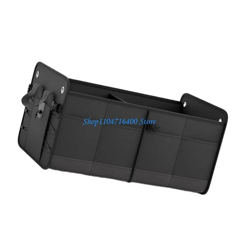 

y1gd Car Storage Box Collapsible Auto Cargo Storage Tool Car Trunk SUV Cargo Storage Container Truck Car Accessory
