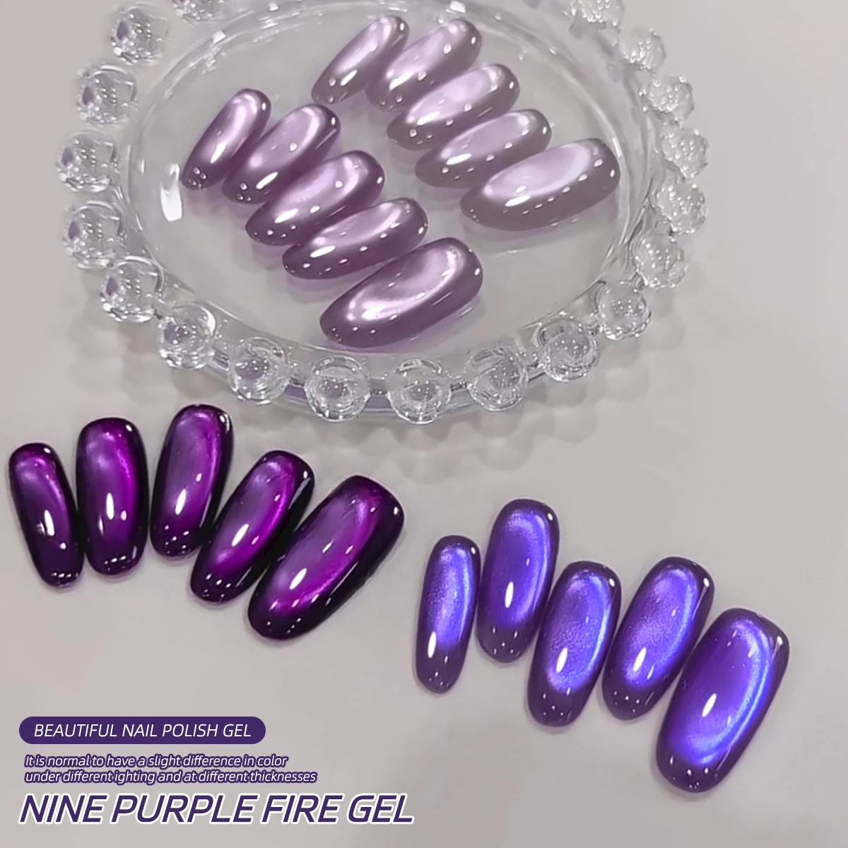 XEIJAYI 4Pcs 15ML Purple Cat E - огляд і ціна Nail Art Violet
