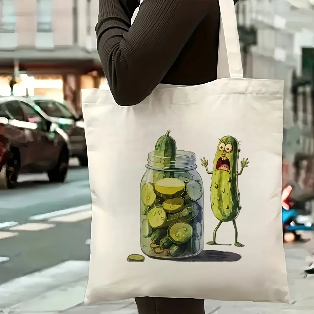 

1pc Unique Gift Choice, Fashion Casual Shoulder Handbag, Women's Travel Shoulder Bag, Reusable Shopping Bag(39.88cm* 34.8cm), Ve