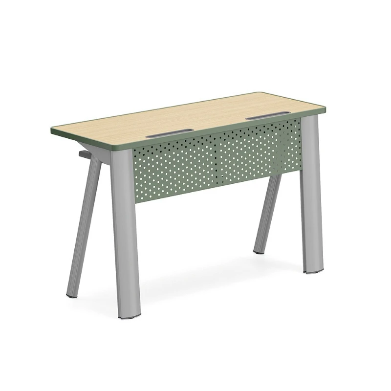 

Training table Mobile desks and chairs Steel frame with wheels Adult models Waterproof and wear-resistant for educational