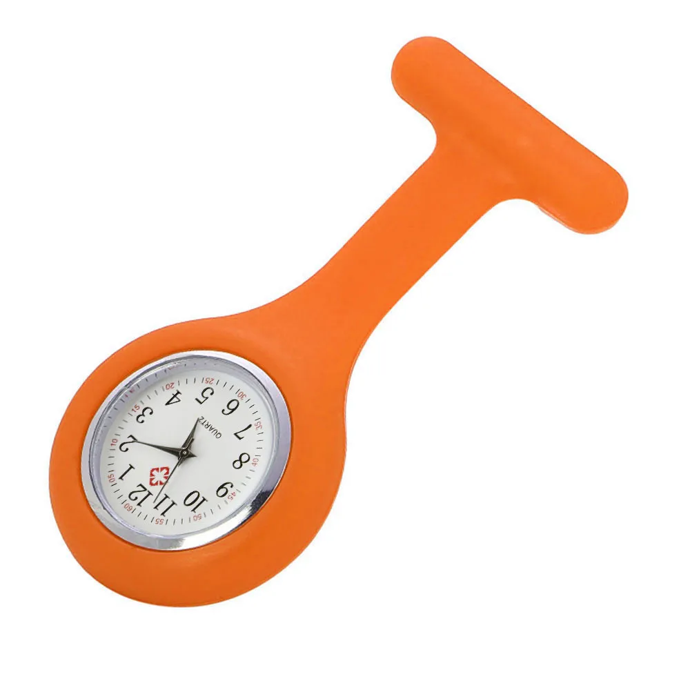 Nurse Silicone Brooch Quartz Pocket Watch