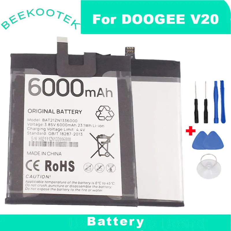 New Original DOOGEE V20 V20 Pro Battery Inner Built Cell Phone Battery Repair Accessories Parts For DOOGEE V20 Pro Smart Phone