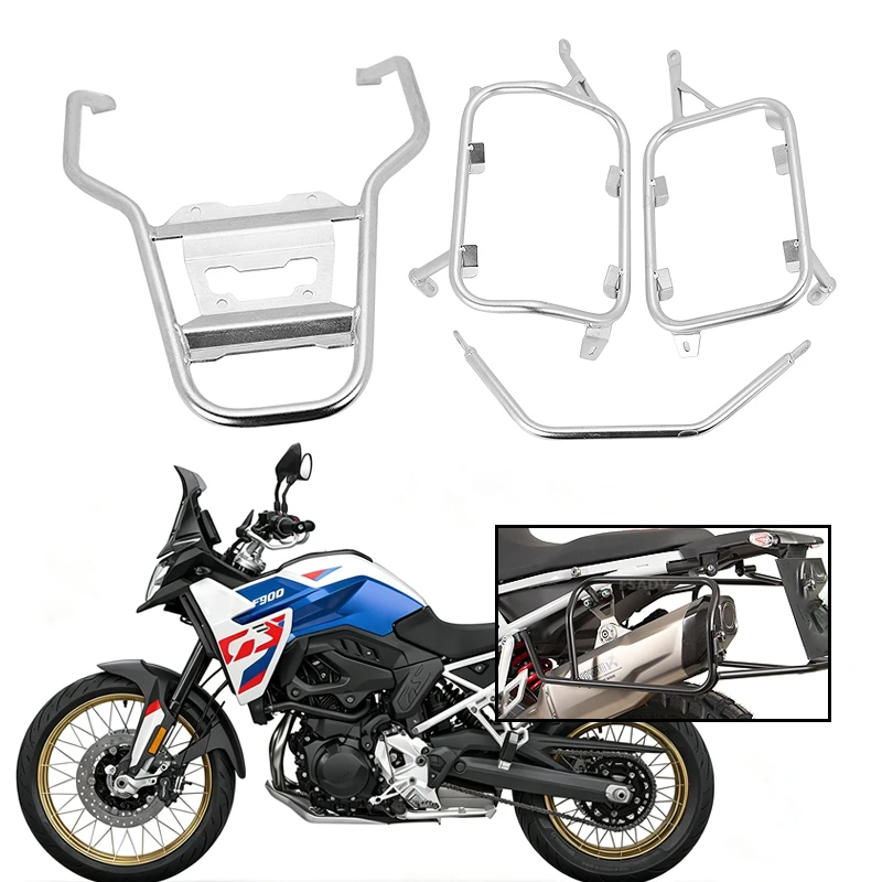 Motorcycle Pannier Rack For BMW F900GS F 900 GS 2024 2025 Luggage Rack Top Tail Case Topcase Saddlebag Box Suitcase Bracket