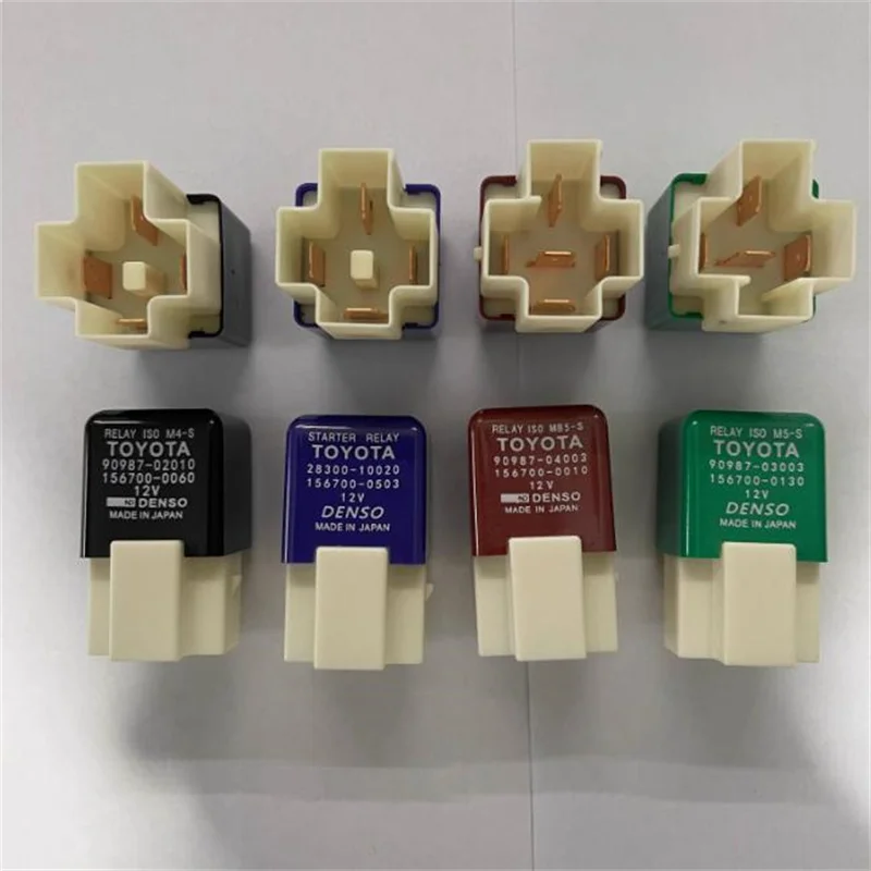 2 шт. новое реле двигателя Toyota 90987-02010 28300-10020 90987-04003 90987-03003 2 шт. новое реле двигателя Toyota 90987-02010 28300-10020 90987-04003 90987-03003
