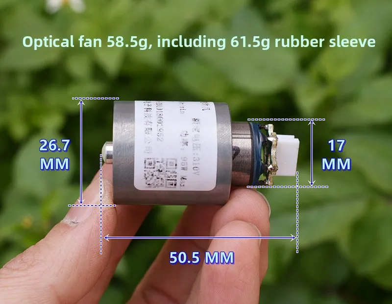 NdFeB Magnet Kuat, Kecepatan Super Tinggi 115000 Rpm, Kipas Saluran Tanpa Sikat Motor Pengering Rambut DC310V
