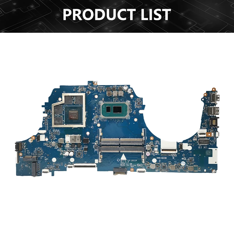 LA-L011P Notebook Mainboard For HP 17-CD Laptop Motherboard i5-11300H i7-11370H RTX3050 RTX305Ti M53288-601 M43267-601 V4G