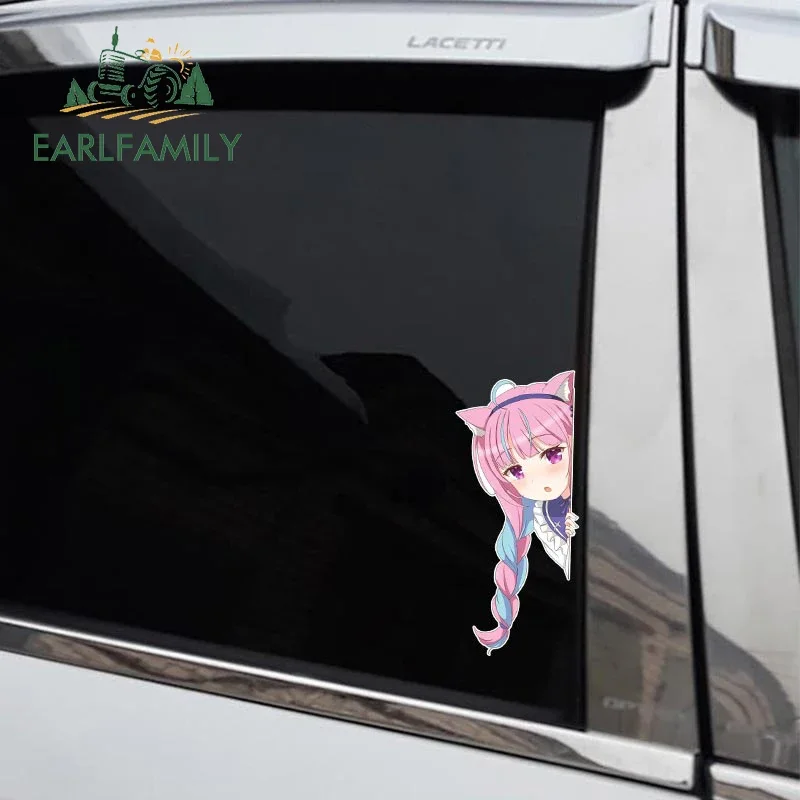 EARLFAMILY 13 سنتيمتر x 6.5 سنتيمتر ل ميناتو أكوا Hololive ملصقات السيارات لطيف أنيمي ملصق مضاد للمياه شخصية الوفير الرسومات سيارة التسمية