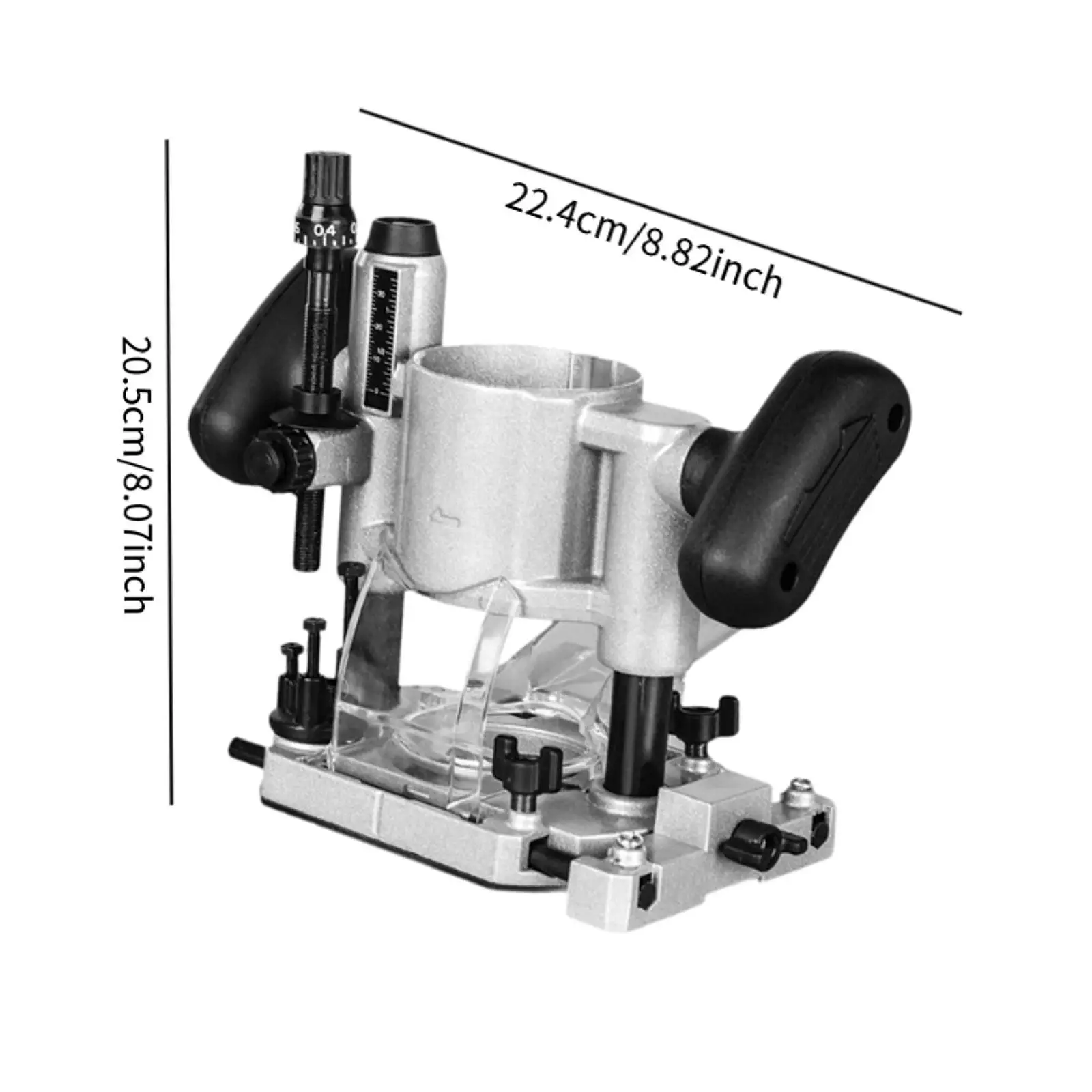 قاعدة التشذيب، ملحقات التشذيب الكهربائية، آلة الشق، النجارة #6