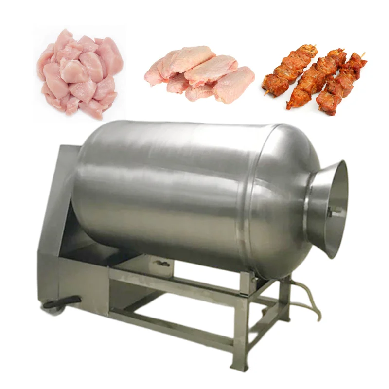 50L 100L 200L 500L 800L Chicken Fish Pork Stainless Steel Vacuum Tumbling Mixer Marinator Marinating Machine Vacuum Meat Tumbler