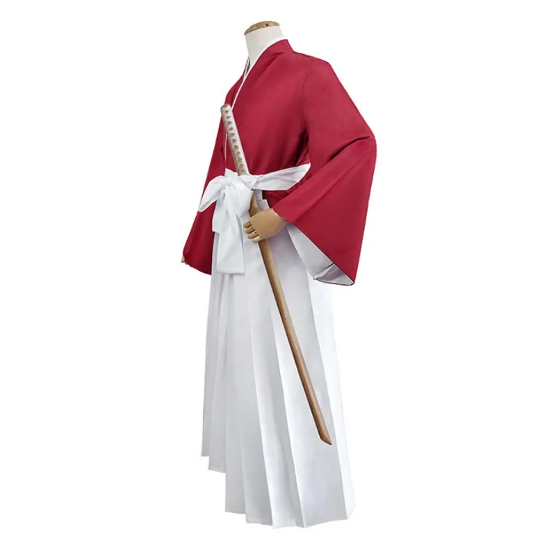 Costume de Cosplay de l'Anime Rurouni Kenshin K/h, Kimono Japonais, Meiji Kenkaku, Roman Tan, Uniforme d'Halloween