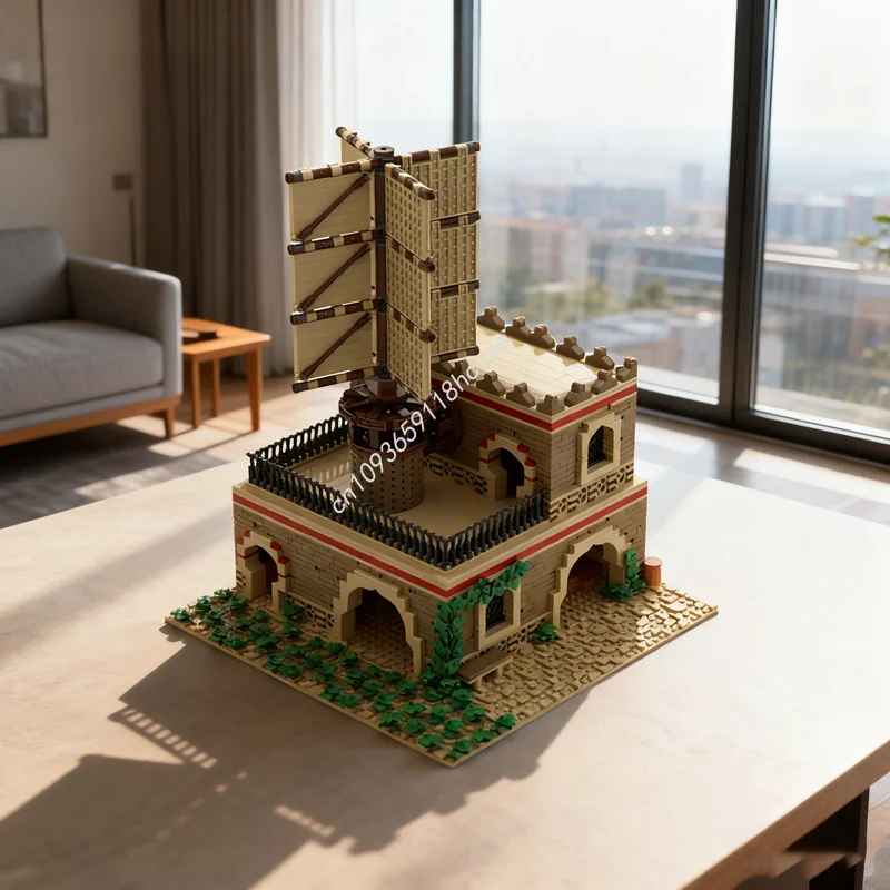 

4016pcs MOC Age Empires Mill Middle Eastern Model Building Blocks Architecture Idea Toy Education Kids Christmas Gifts Birthday