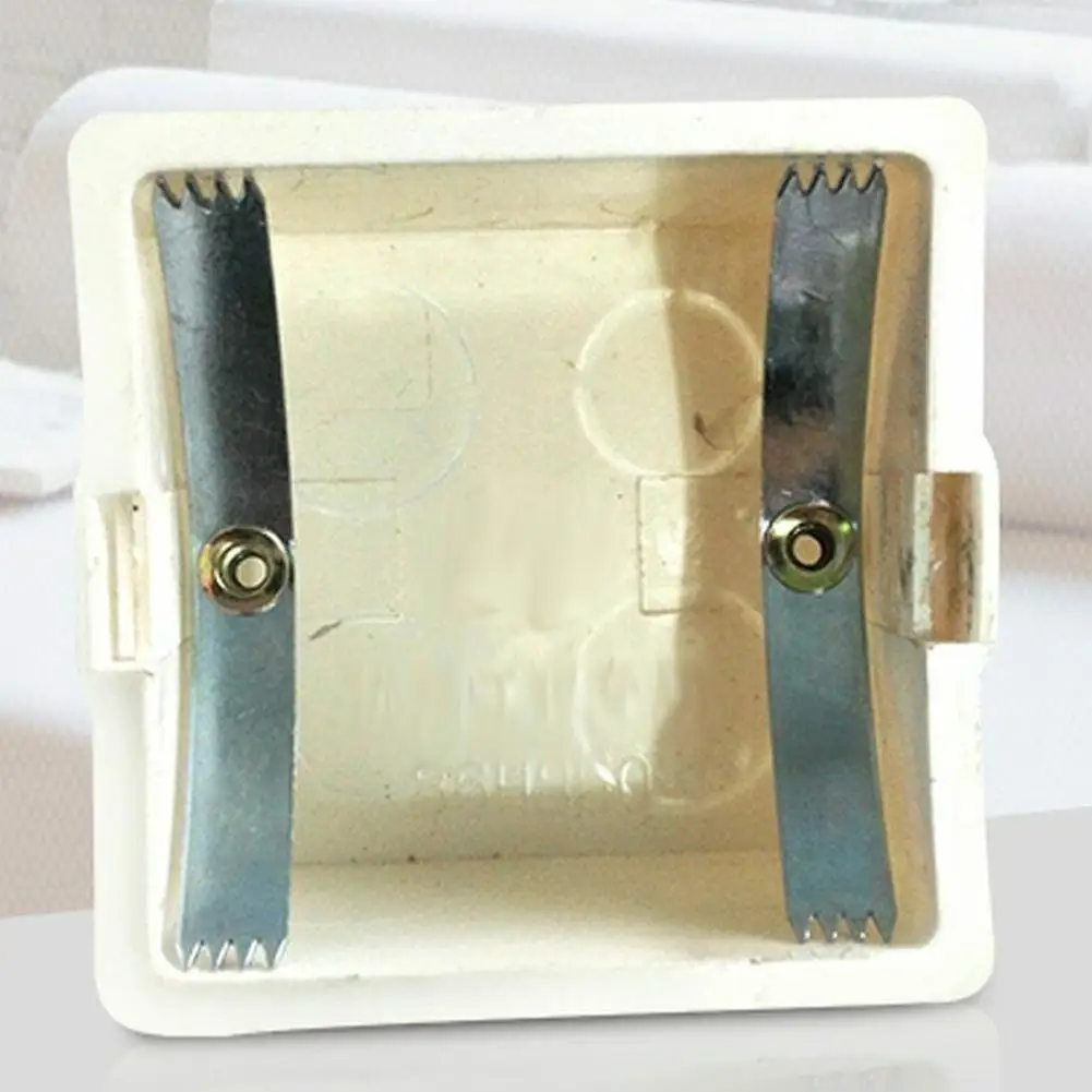 Dark Box Repair Screw Fix Loose 86 Wall Mount Electrical Plug Switch Outlet Socket Back Cassette Replacement Clip Kit