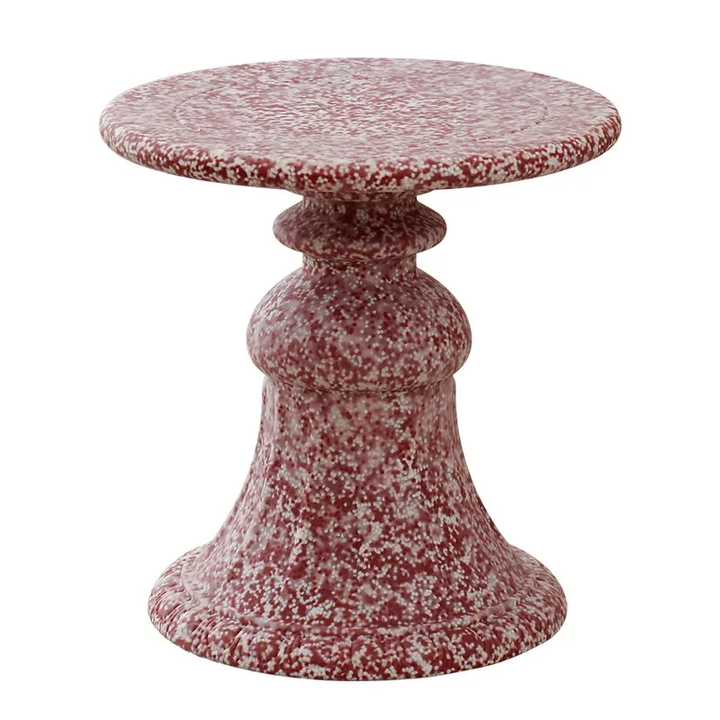 Side table, floor-to-ceiling ornaments in household living room, creative corner table with vase shape coffee table