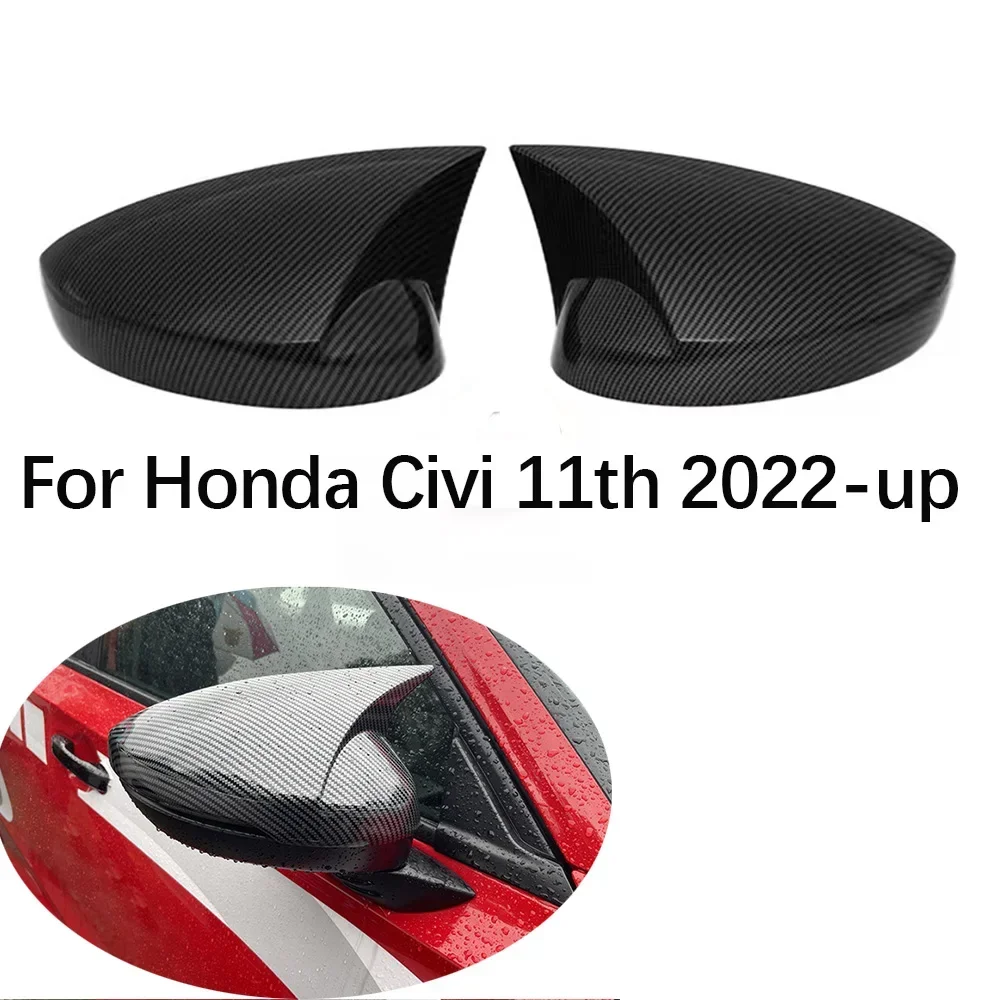

Car Side Wing Rear View Mirror Covers Shell For Honda Civic 11th 2022 2023 2024 Rearview Mirror Cap Housing Rear View Case Trim