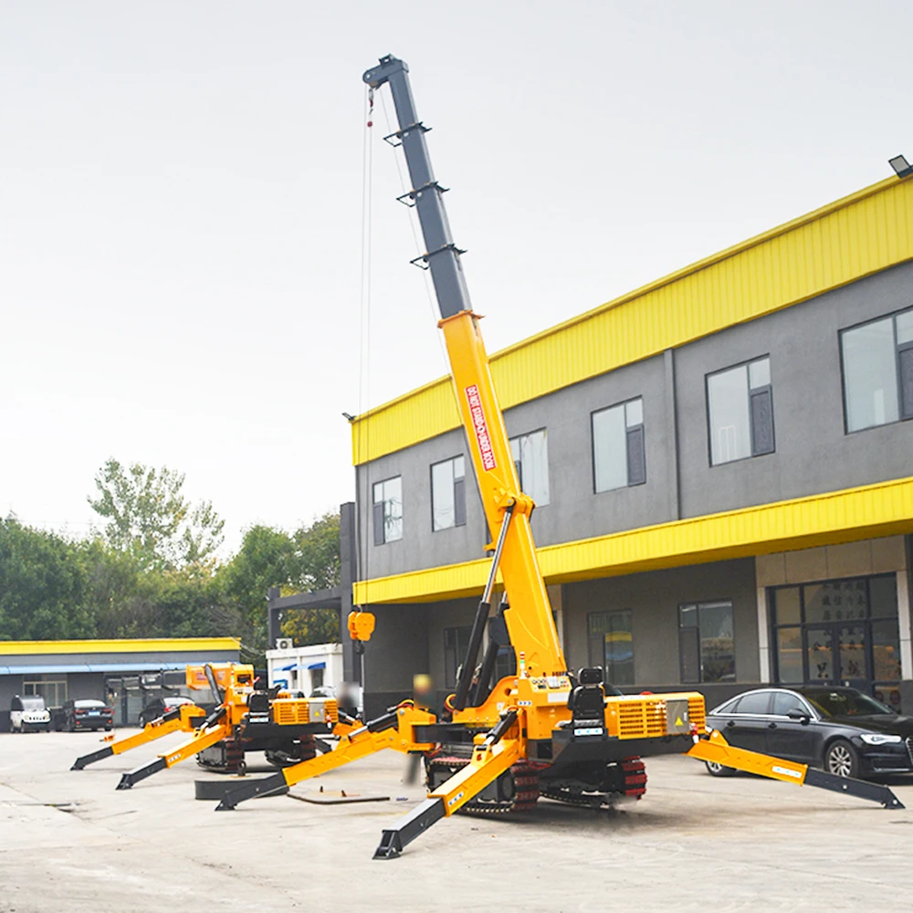 Budget-Friendly Crane Spider 2.5 Ton Diesel Powered Crawler Lifting Machinery with 19m Max Lifting Height