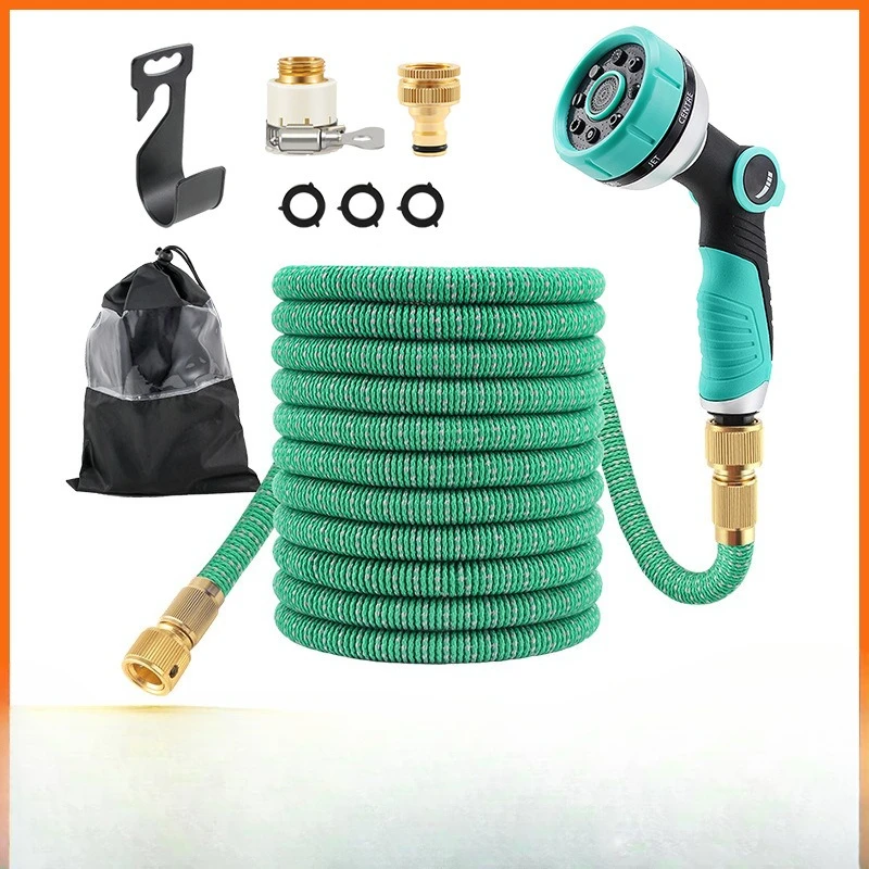 

High Pressure Explosion-Proof Expandable Garden Hose with Spray Nozzle, 10m/32.8ft, For Garden Watering & Car Washing