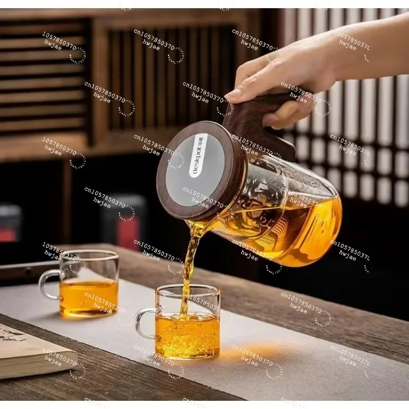 

Умный электрический автоматический стеклянный чайник-термос с интеллектуальным таймером, полностью стеклянным внутренним резервуаром и автоматическим заварником для чая