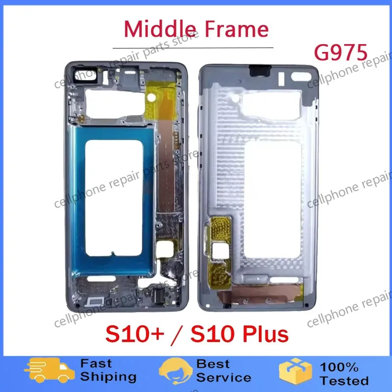 A++Middle Frame For Samsung Galaxy S10 S10+ S10e Plus 5G LCD Front Frame Housing Bezel