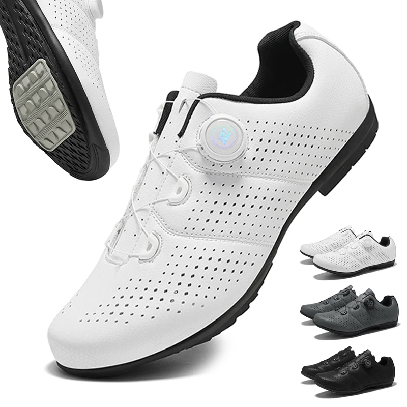 

Men Non Locking Mountain Bike Shoes Without Cleats Road Bicycle Rb Speed Non Cleat Cycling Shoes Sneaker Flat Pedal Mtb Women