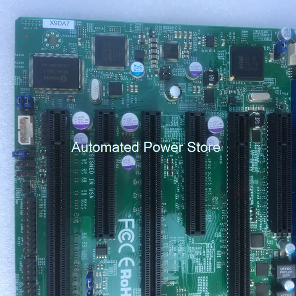 LGA2011 C602 ECC DDR3 Supports E5-2600 V1/V2 Family X9DA7 Workstation Server Motherboard Dual-Way