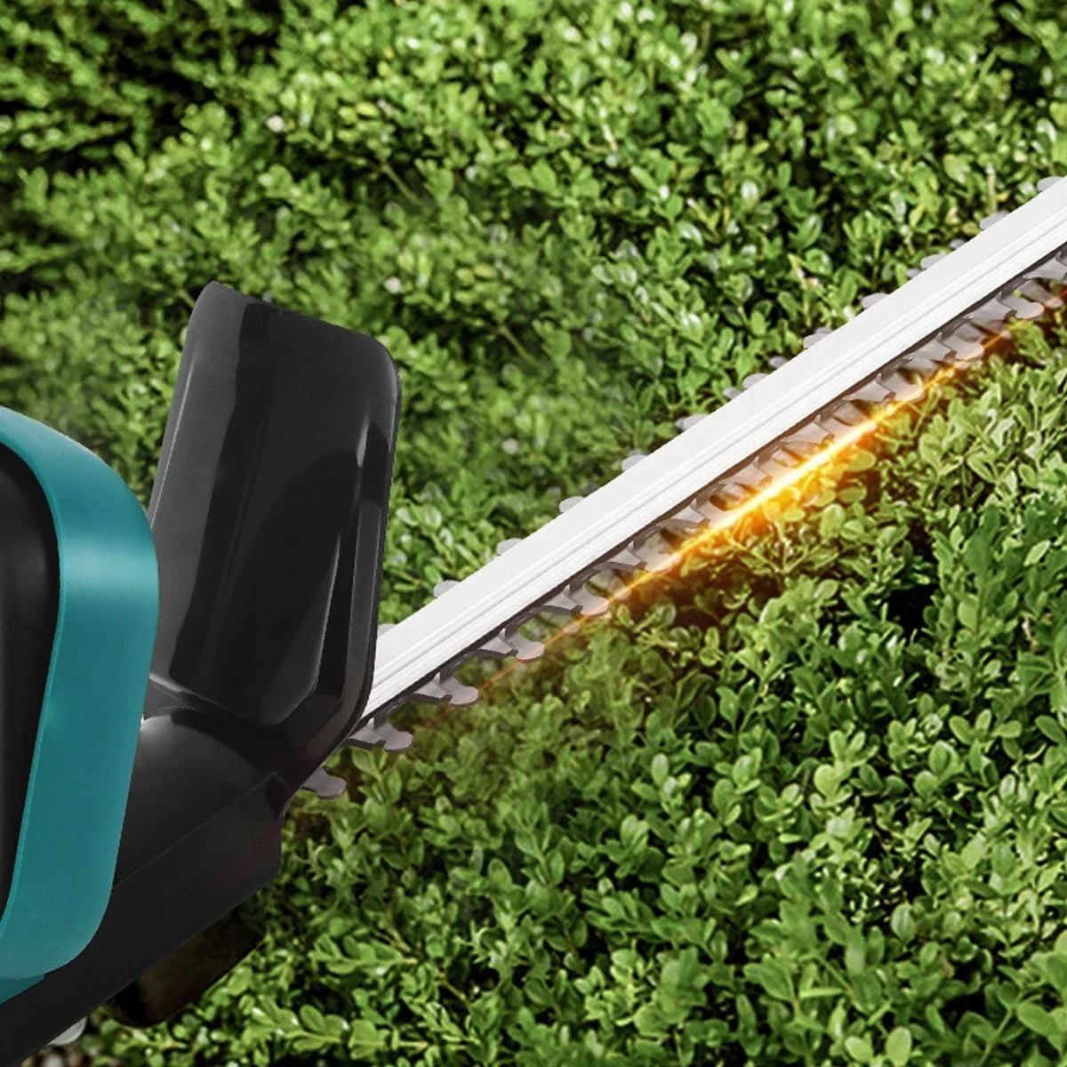 Cordless Electric Hedge Trimmer Lawn Mower for Garden Tool Grass Pruner Trimmer for Makita 18V Battery（No battery）