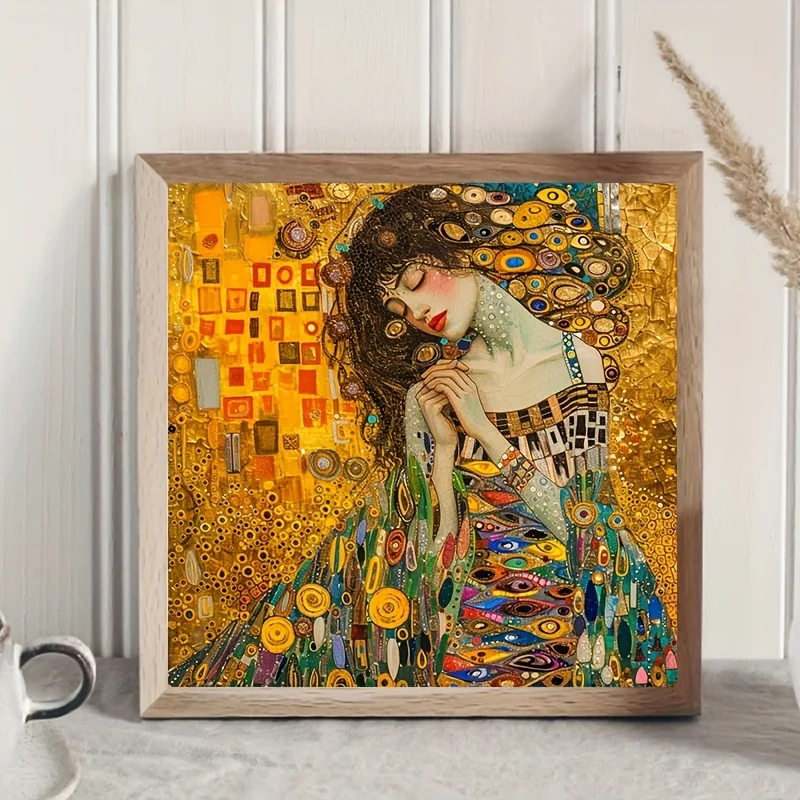 

500/1024PCS Jigsaw Puzzle Portrait of A Woman Bright Colors Are Used for Modern Home Decoration Suitable As A Holiday Gift