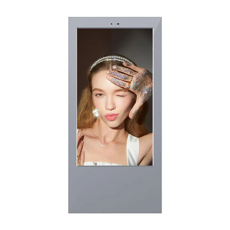 Top Ranking LCD Outdoor Capacitive Advertising Players Digital Display Billboard Bus Shetler Outdoor Kiosk