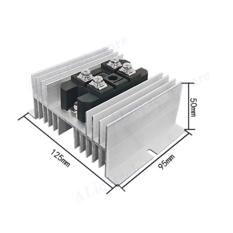 MDQ100A1600V 단상 정류기 브리지 12V 24V 36V 48V 220V 480V AC-DC 모듈 100Amp 1600V 다이오드 정류기