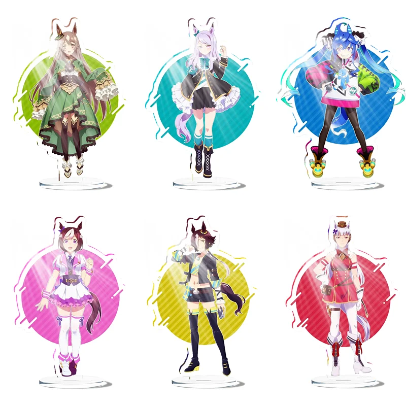 Pretty Derby Cygames Uma Musume Acrylic Stand Model Plate Decoration Desk Figure Display Fan Animation Product Couple Girl Gift