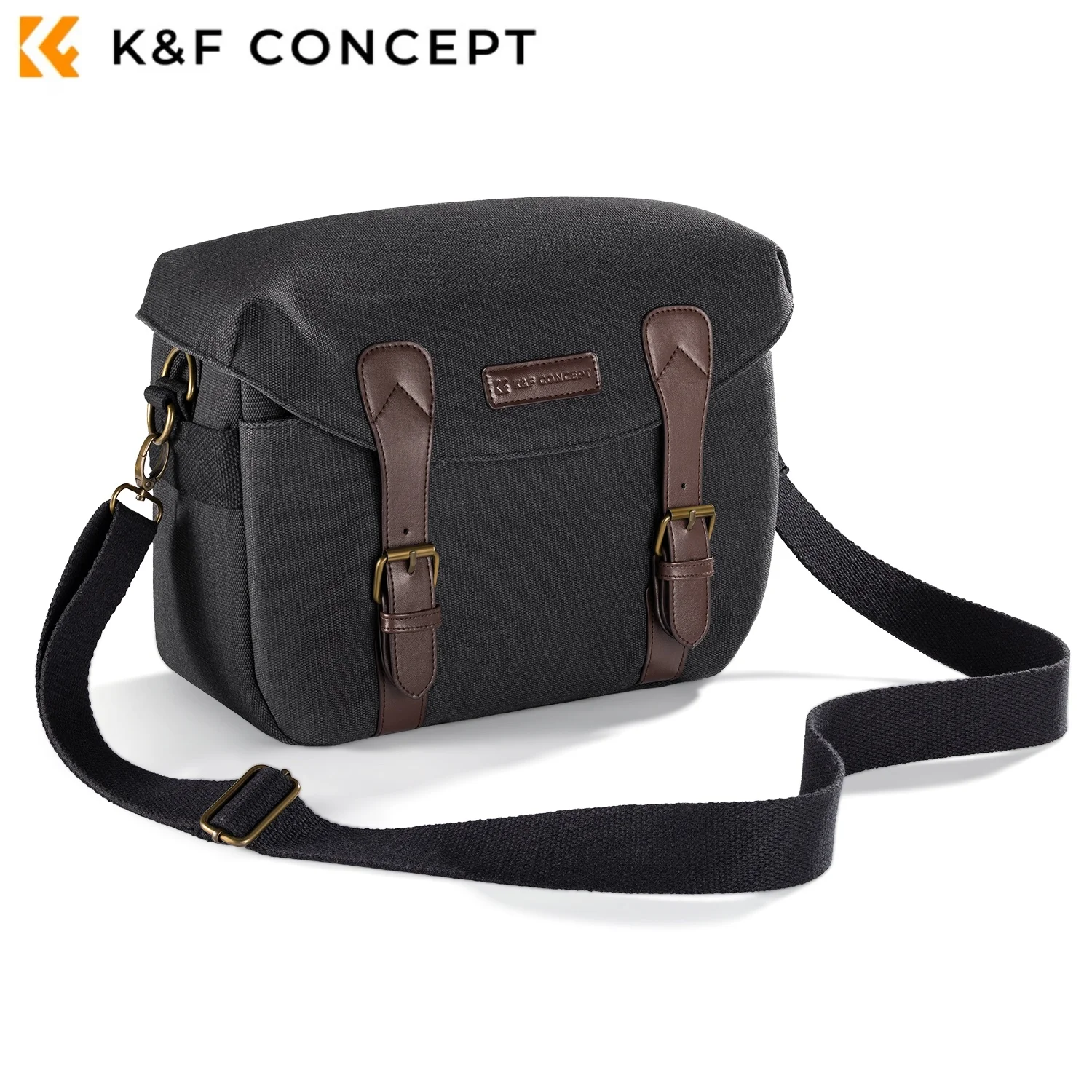 K&F Concept Camera Sling Bag 10L Man Women Shoulder Bag Crossbody Travel Sling Camera Case for Sony Nikon Canon DSLR/SLR Camera