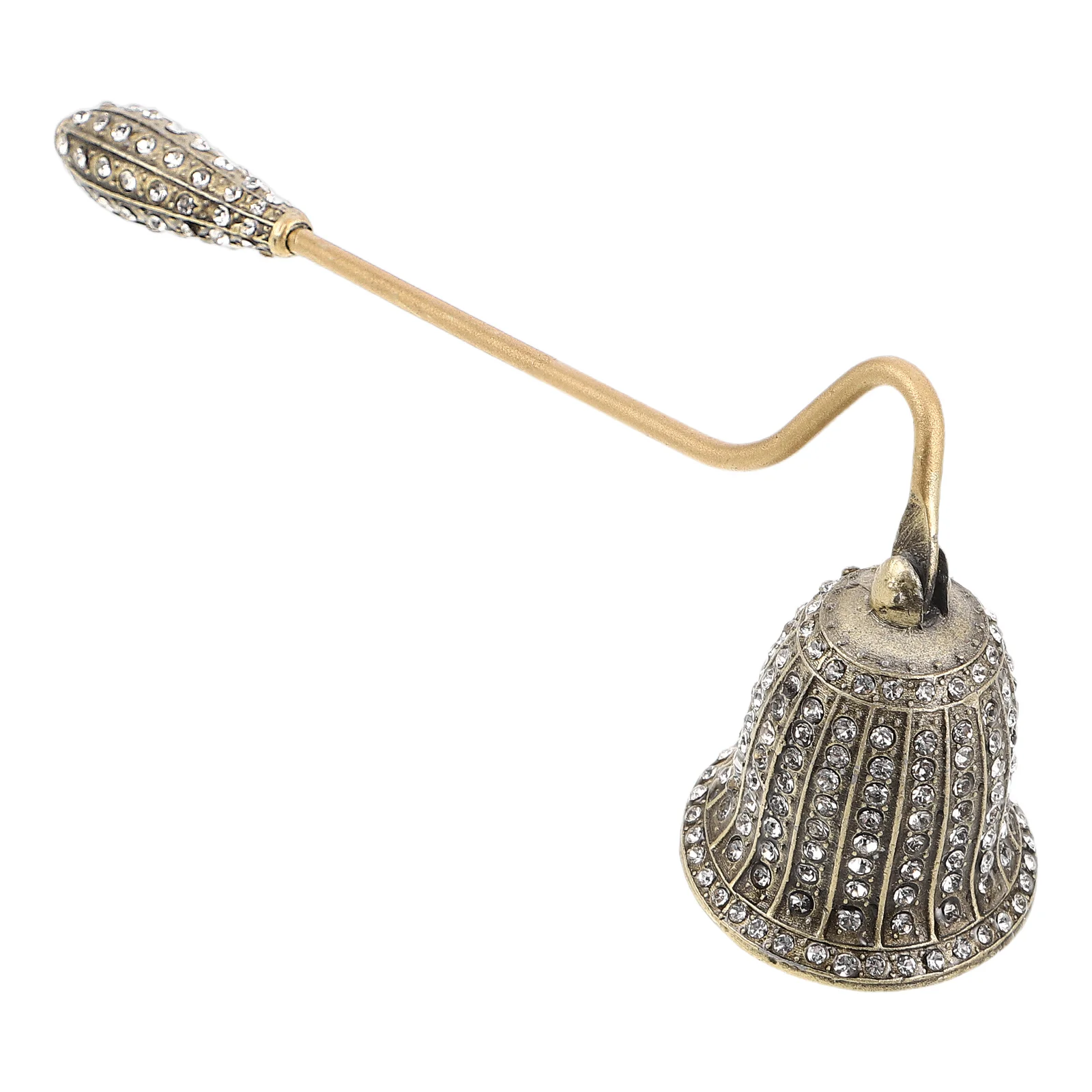 

C Extinguisher Vintage Flame Snuffer Golden Wick Care Tools H held Safety Aromatherapy Accessories Durability